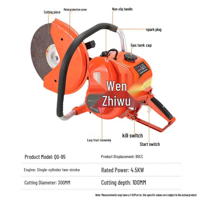Gasoline Powered Concrete Saw
