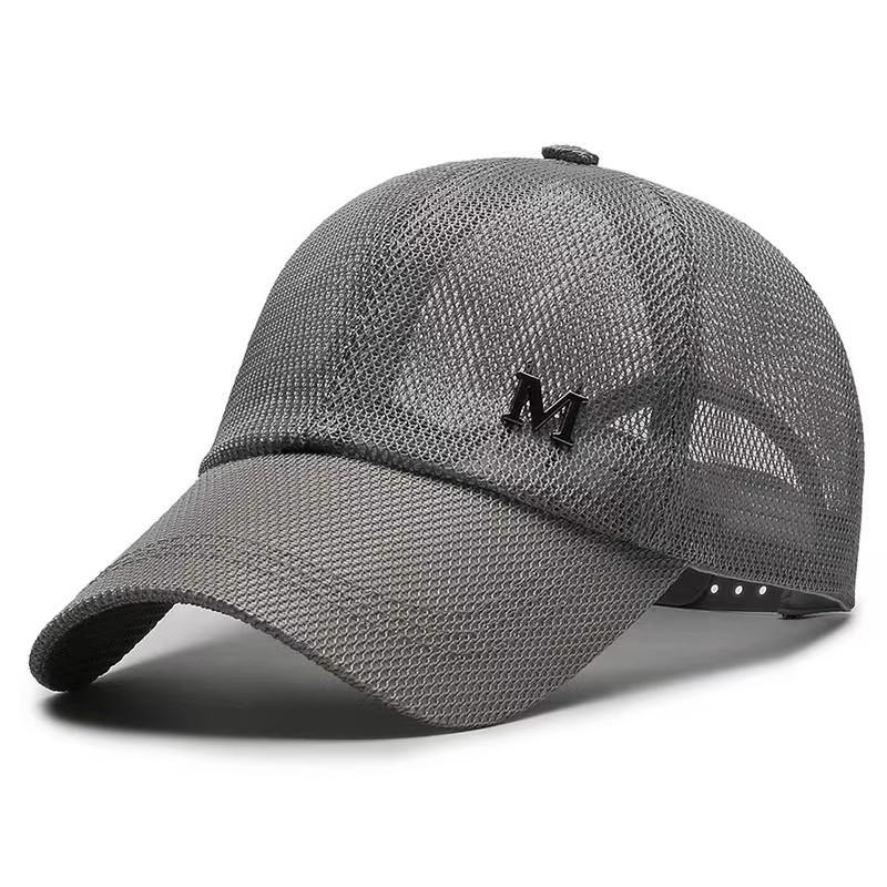 Letter Mesh M Baseball Cap Sun Protection Sunhat Breathable Hat Outdoor Gift