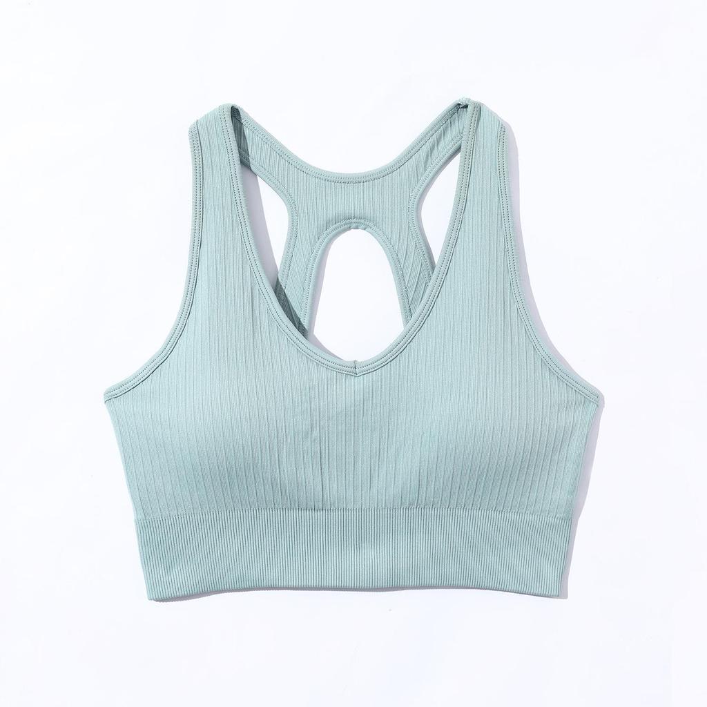 Spring Ribbed Seamless Yoga Suit - Women's Sexy Sports Fitness Set with Hip-Lifting Shorts