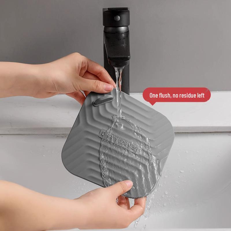 Silicone Floor Drain Odor Blocker and Anti-Backflow Seal Pad for Bathrooms and Toilets