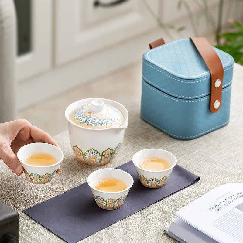 Car Outdoor Express Cup Qingyun Hand Grab Pot Business Premium Travel Set Company Event Gifts
