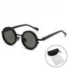 Level Rotatable Adjustable Men'S Sunglasses Retro Neutral Street Photography Wood Grain Legs Uv400 Polarized Glasses