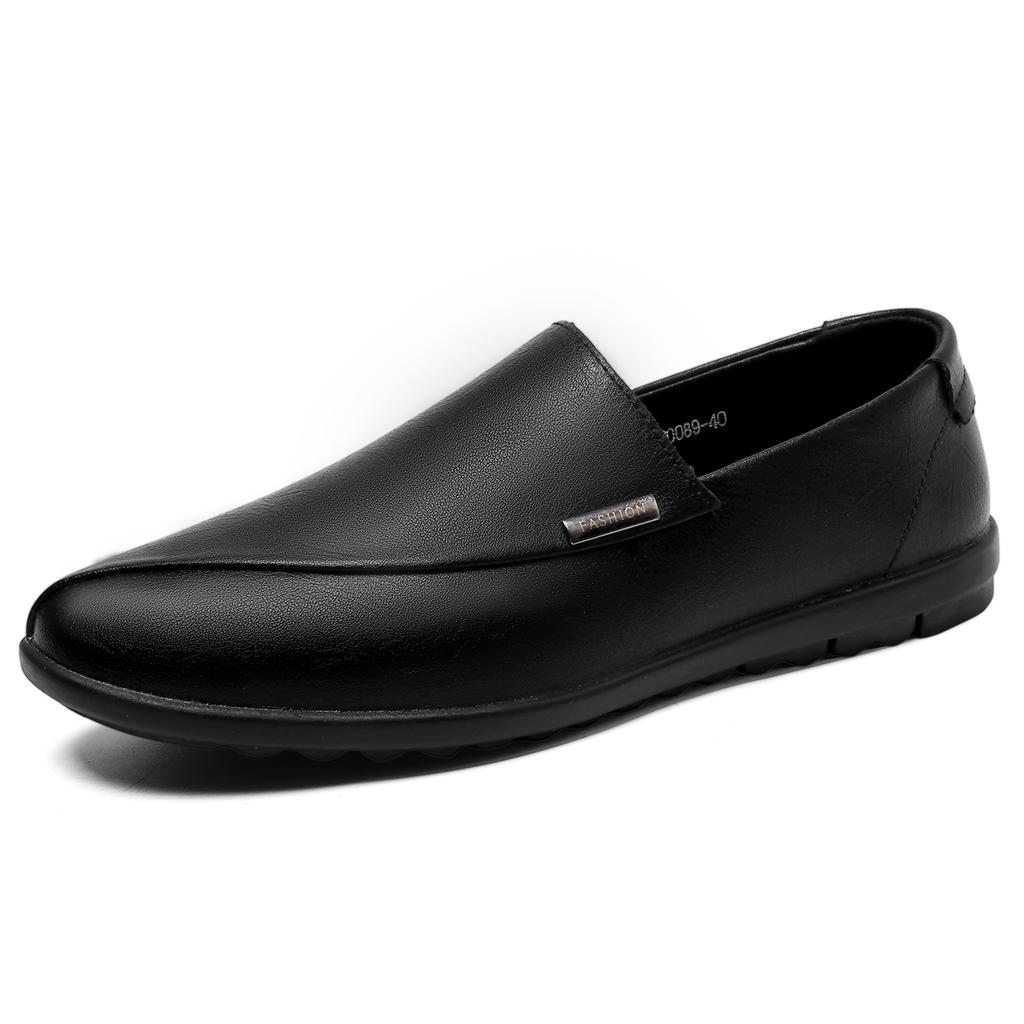 Fashion Genuine Leather Men Casual Shoes Luxury Brand 2024 Mens Loafers Moccasins Breathable Slip On Lazy Driving Shoes Plus Size 38-46