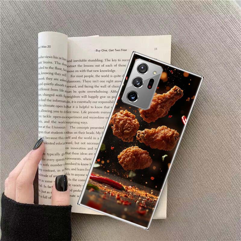 Food Fries Beer Cheese Sushi Cookie Phone Case for Samsung A17 A37 A57 A54 A14 A24 A34 A07 A04S A02S A12 A22 A32 A52S A16 A26 A3