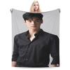 Cha Eun Woo Flannel Blanket Winter  Warm Soft Throw Blanket for Child Home Decor Fluffy Bedspread Sofa Bed Cover