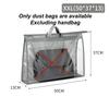 1Pcs Home Wardrobe Leather Bags Dust Bag Multifunctional Transparent Moisture-Proof Bag Breathable Hanging Protective Bag
