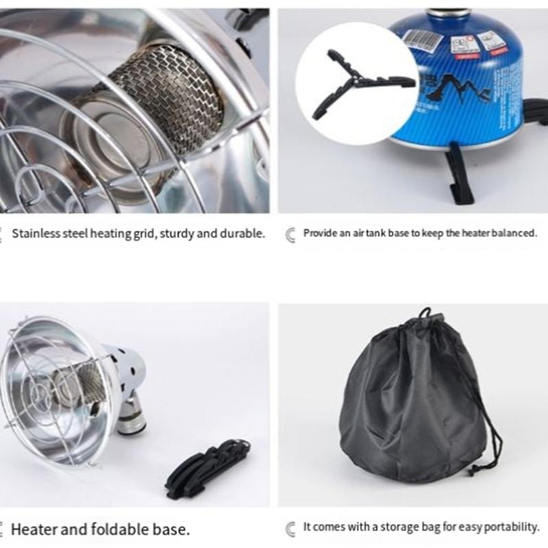 Compacts Portables Outdoor Heaters For Camping Hiking Backpacking Fast Heating With Safety Multifunctional Use