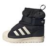 adidas Originals Superstar 360 Fashion Comfortable Mid-Top Walking Shoes Baby Shoes Black White JQ7951