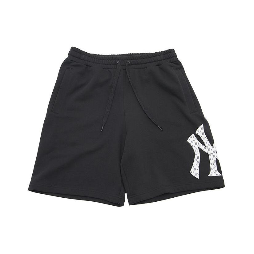 MLB New York Yankees Casual Shorts Unisex Black 3ASPM0143-50BKS XS