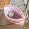 Plush Storage Bag Large Capacity Travel Portable Makeup Bag Heart Pattern Hand Carry Pouch Cosmetiquera Para Maquillaje Lovely