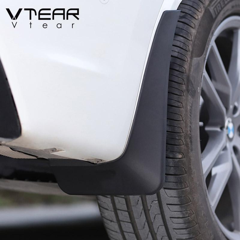 Vtear Fender Cover Decoration Exterior Car Splash Mudguard Anti-Dirty Trim Accessories Parts For BMW 318i 320d 330d