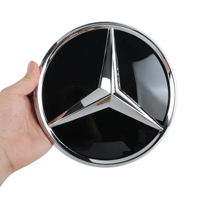 For Mercedes Benz 3D Front Grille Star Logo Emblem Badge Auto Accessories For Mercedes-Benz C/B/E Class W206 W253 W213 GLC GLE V