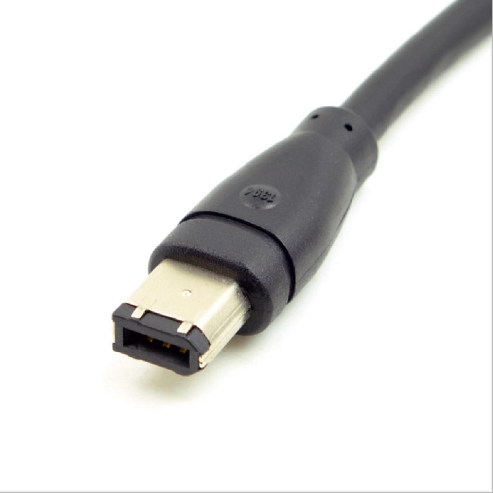 New Firewire 800 IEEE1394B 9 Pin to 6 Pin Male to Male Cable 6FT 1.8M Balck