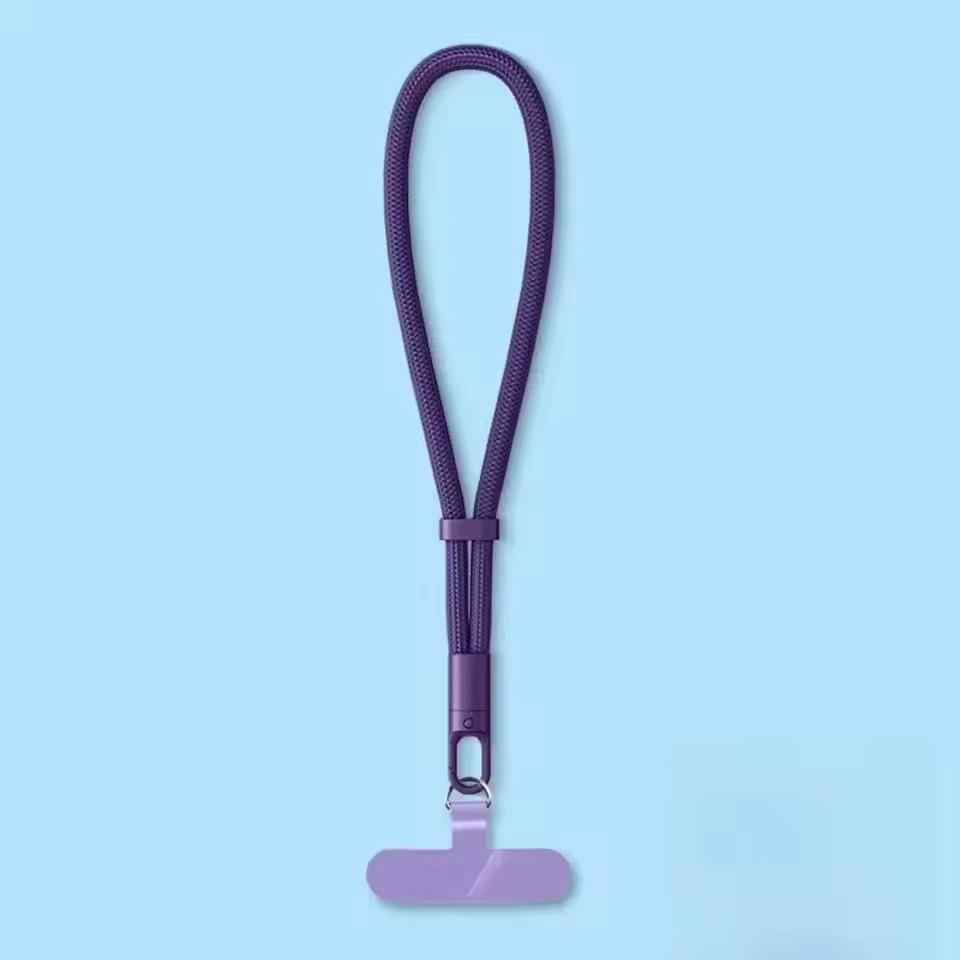 Portable Mobile Phone Hand Wrist Straps Nylon Colorful Anti-Fall Lanyard with Tether Tabs Detachable Cellphone Hanging Cord Clip
