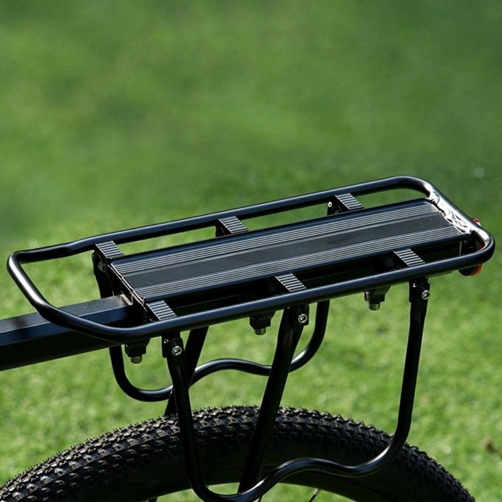 

Aluminum Zinc Zinc Alloy Bicycle Back Cargo Rack Removable Luggage Carrier Racks Folding Bike чёрный
