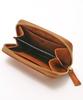 sot Pueblo Leather Zip-Around Card Case, Genuine Leather, Camel, so-z-0197