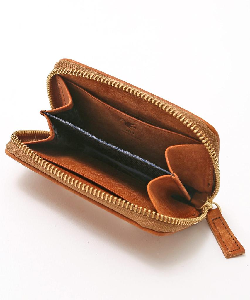 sot Pueblo Leather Zip-Around Card Case, Genuine Leather, Camel, so-z-0197