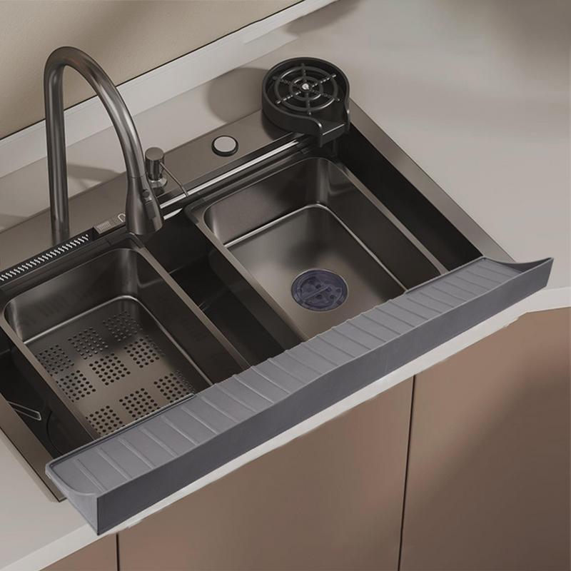 Silicone Sink Edge Protector Kitchen Sink Edge Splash Guard Splash Guard For Bathtub Sink Sink Protectors For Kitchen And