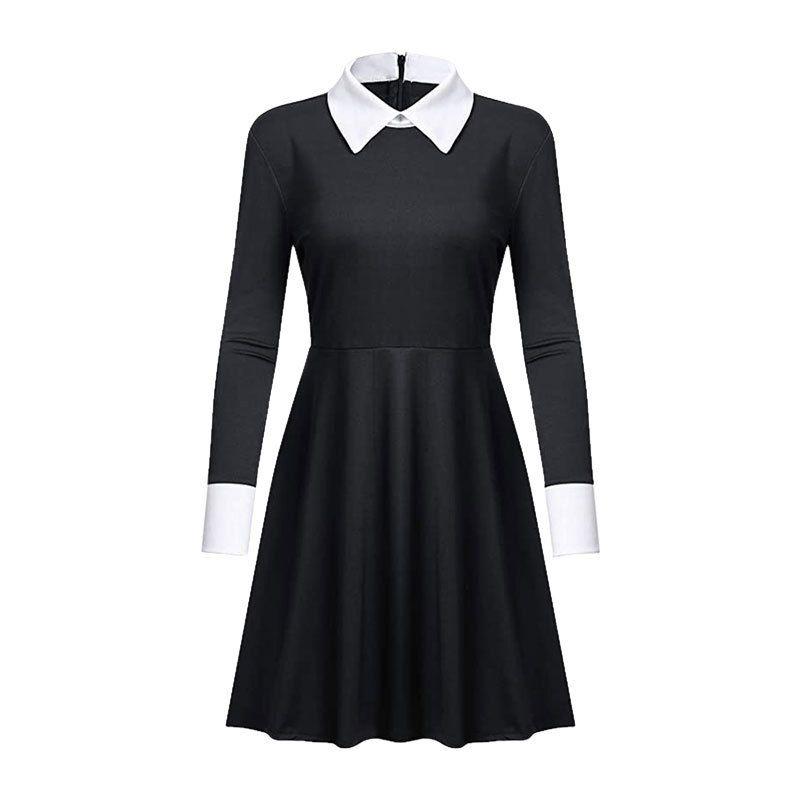 Stylish The Addams Family 2 Halloween Costume For Gothic Cosplay Party