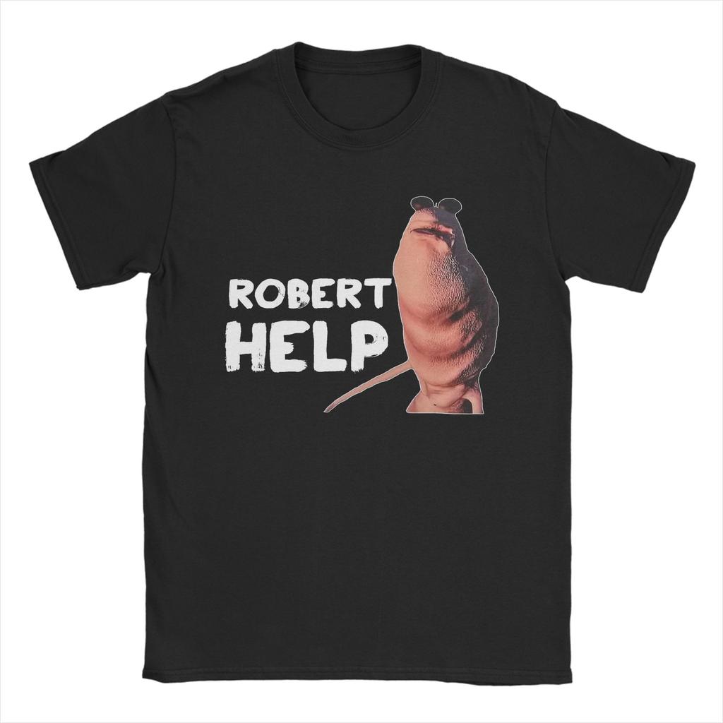 Funny Robert Help Marcus The Worm  Apparel Men Women T Shirts 100% Cotton Tee Graphic Printing  T-shirt Clothing