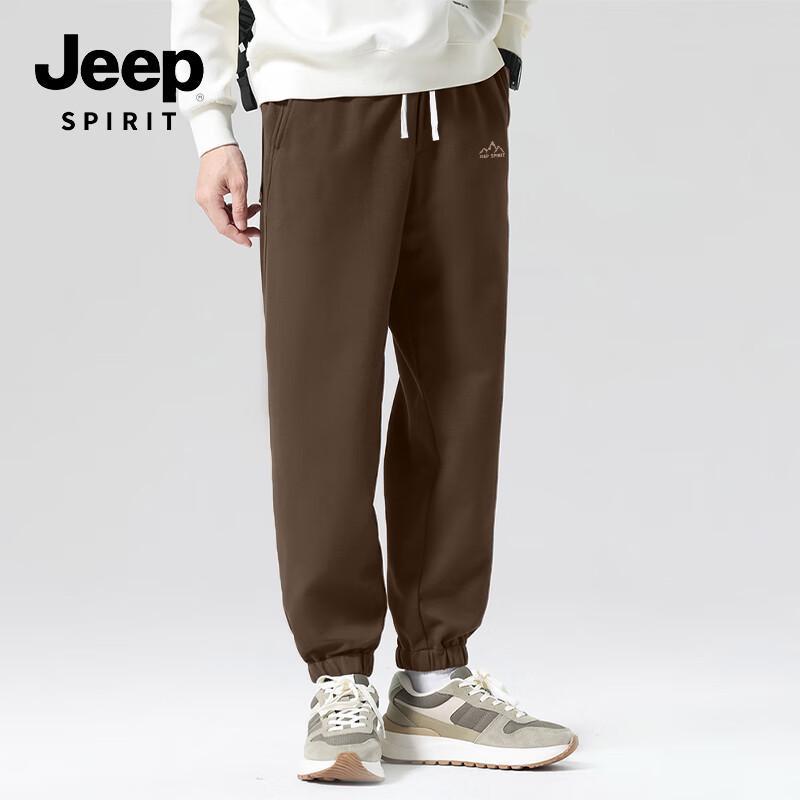 

JEEP SPIRIT Men s Winter Thickened Fleece Joggers 5XL