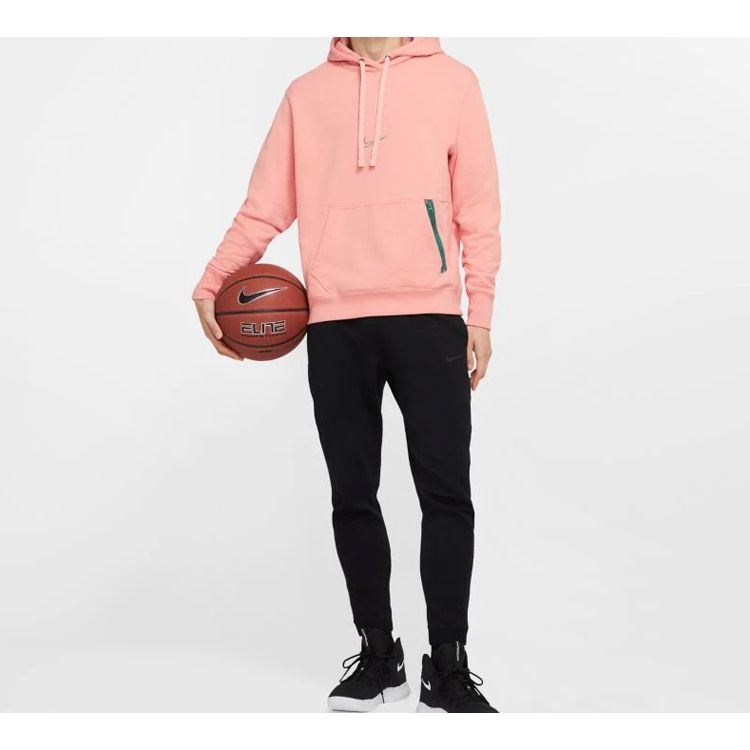 Nike DNA Print Hooded Basketball Sweatshirt Men Tops Pink BV9350-606