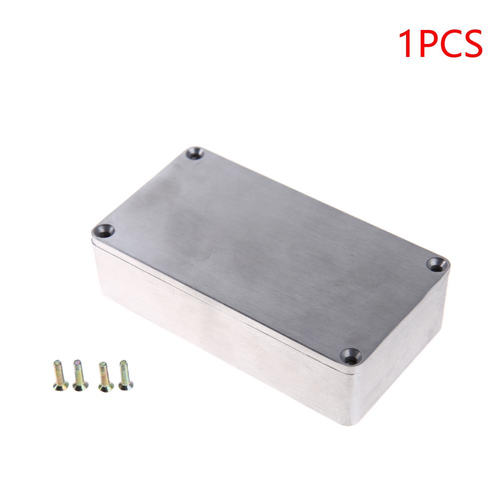 1590B Guitar Effects Enclosure with Screws Aluminum Cable Stomp Box Enclosures Replacement Guitar Accessories