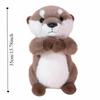 PP Cotton Brown Otter Plush Toy Soft Simulation Otter Toy Doll  Home Decor