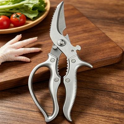 Stainless Steel Chicken Bone Scissors Kitchen Clippers Seafood Vegetable Poultry Shears Scissors Cutter