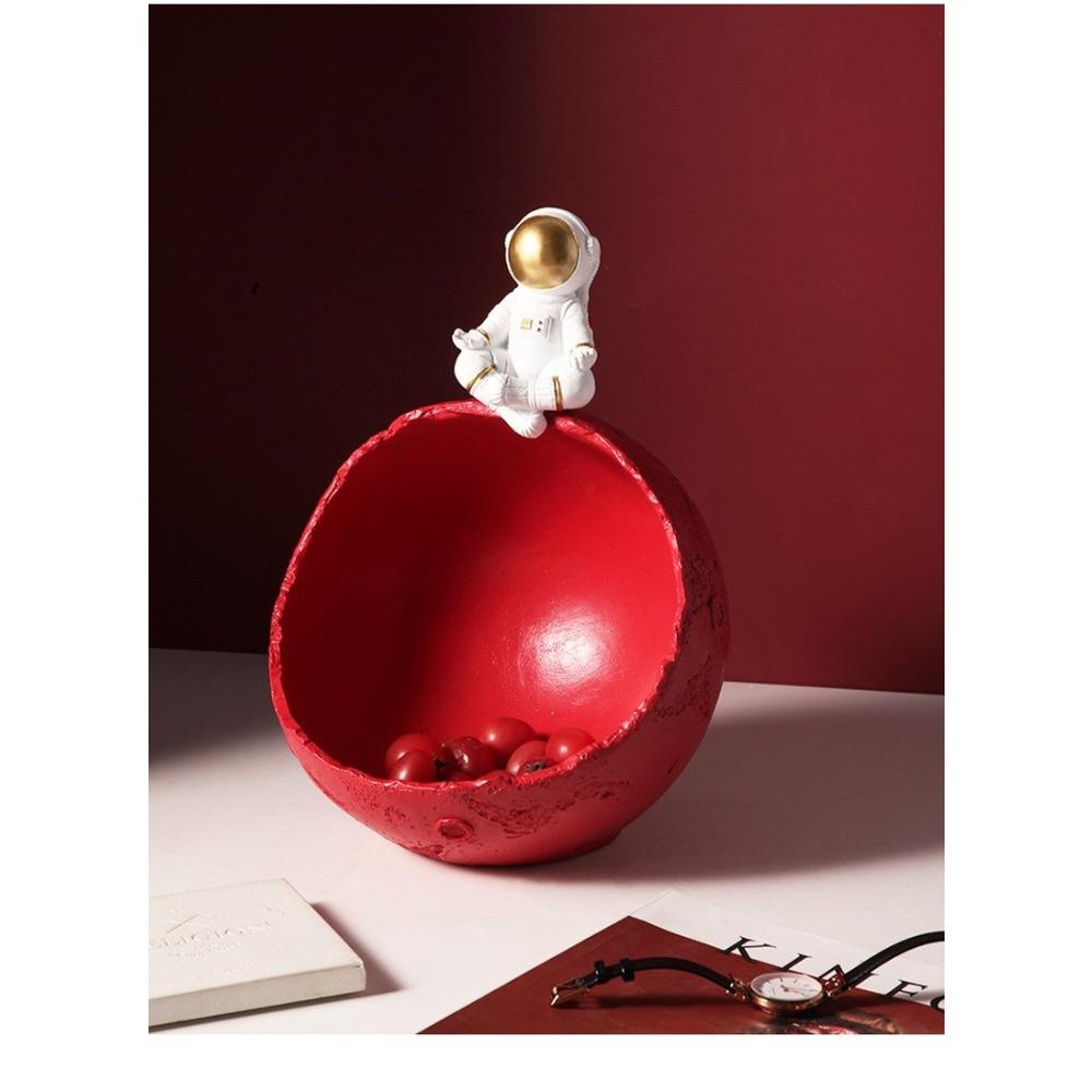 1Pc Astronaut Design Storage Case Funny Candy Snack Food Box Keys Container Desktop Ornament
