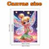 Disney Pearl Painting Set Tinker Bell with Pearls In The StarrySky Exquisite and Sparkling Artwork Perfect for Home Wall Decoration and Handmade Gifts
