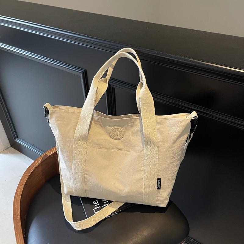 Large-capacity Bags Women's Spring and Summer Versatile New Messenger Bags Cloth Bags Leisure Students Class Tote Bags