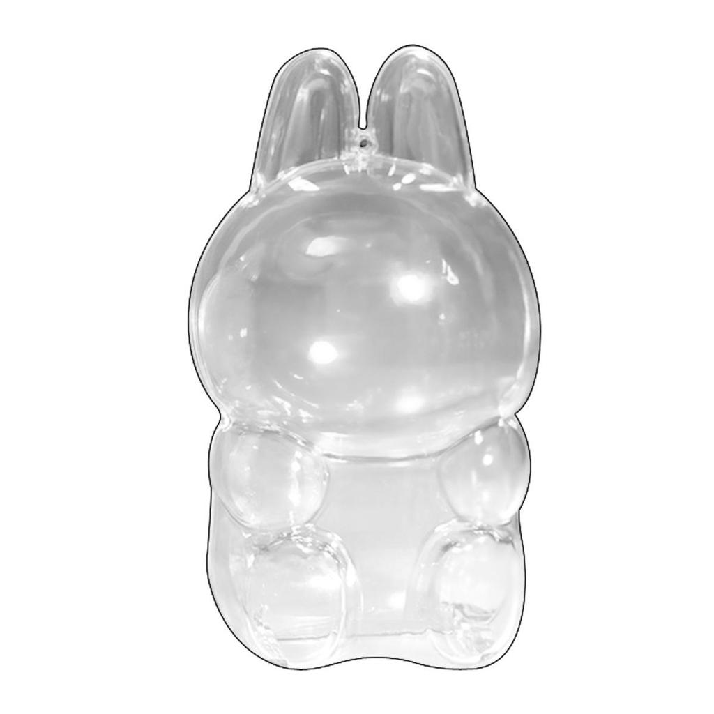 LABUBU Sit-Sit Party Transparent Protective Case - Lazy Little Beast Original