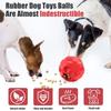 Nova Bola de Borracha para Petiscos de Cachorro Mantenha-os Ocupados Brinquedo Interativo para Cachorro Bola Indestrutível para Cachorro Dispensador de Petiscos para Cachorro Mastigadores Agressivos