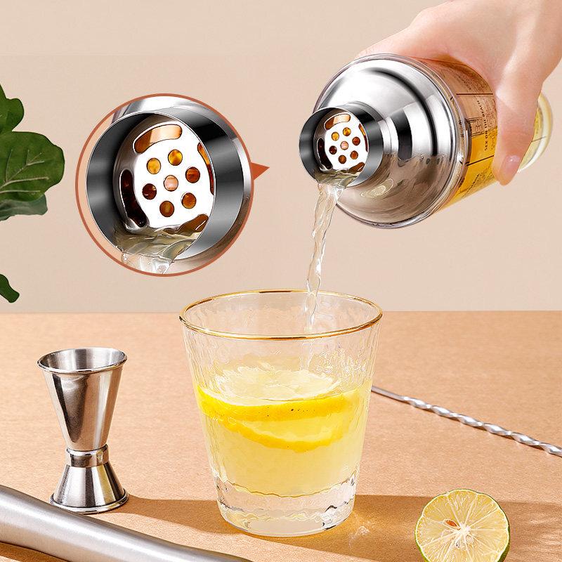ZISIZ Glass Cocktail Shaker Set