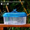 Transparent Multi-Size Handheld Pet Breeding Box and Tank for Turtles, Goldfish, and Hamsters