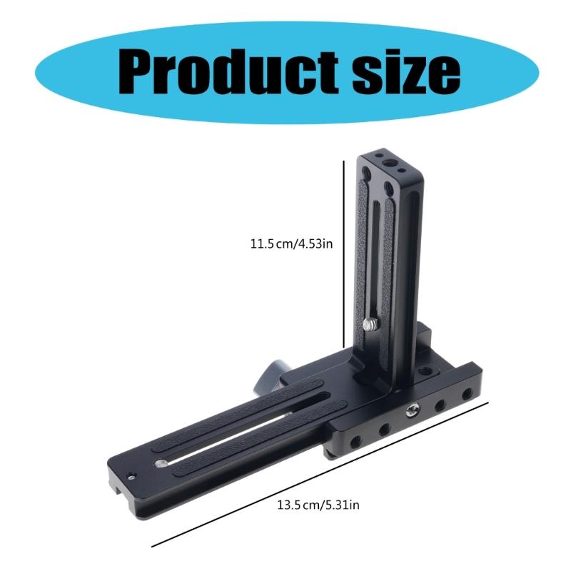 DSLR Camera L Bracket Vertical Horizontal Switching Tripod Quick Release Plate Stabilizer Tripod Monopod