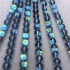 Charm Beads Green Glitter  Crystal Beads Loose Beads for Making Bracelet Necklace