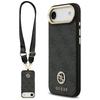 Guess Case 4G Strass Logo Big Strap Magsafe For Iphone Air With Metal