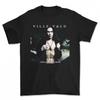 Ville Valo Angel Weeping Blood T-Shirt Kurzarm Gothic Print T-Shirt Rundhalsausschnitt Reguläre Passform Geeignet für Alle Jahreszeiten