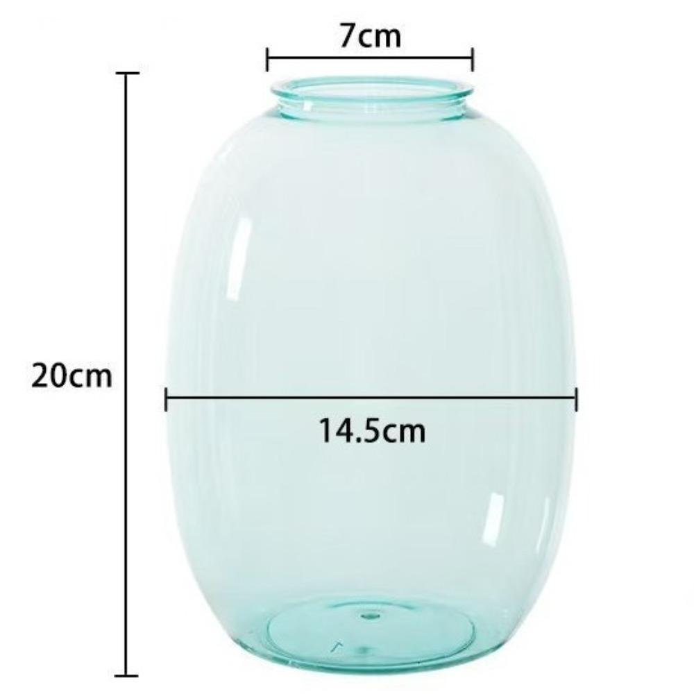 

Transparnt Flower Bottle Home Decor Hydroponic Plant Vase Fashion Desktop Glass Flower Vase синій