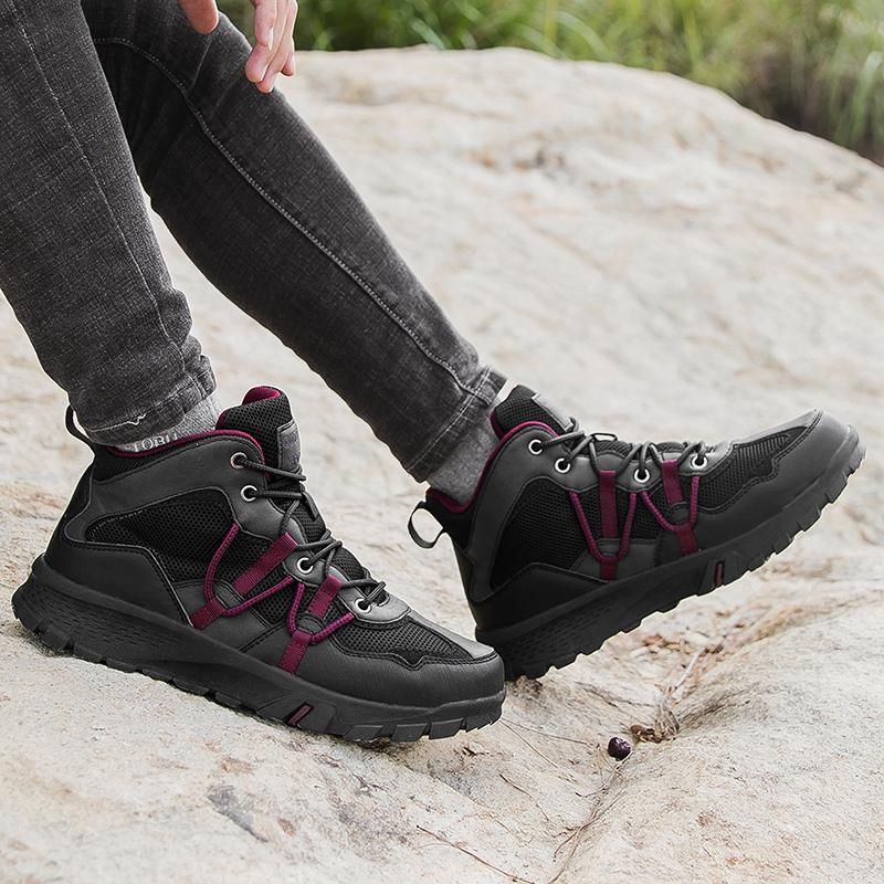 Men Adventure Outdoor Jungle Cross-country Hiking Shoes Desert Boots Over Sized