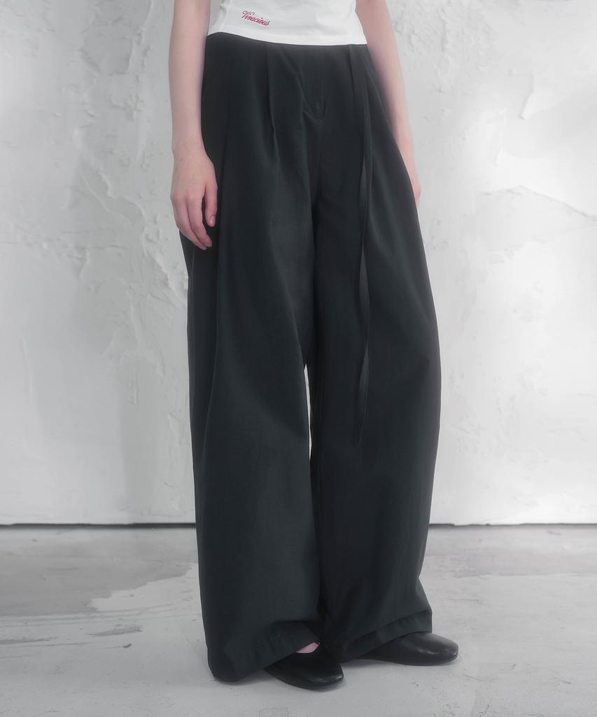 VIVACIOUS Idil Tuck Belted Pants_3 Colors