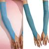 Stylish Stretchable Tulle Gloves Full Arm Length Fingerless Arm Sleeves For Weddings and Evening Party Cosplay Accessory