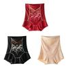 High Waist Underwear Slimming Underpants Embroidery Flower Postpartum Body Shaper  Lady