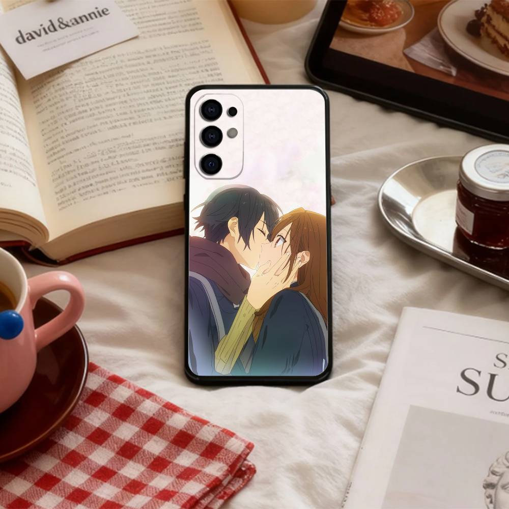 Romantic H-Horimiya   Phone Case For Samsung S 25,24,23,22,30,21,10,9,Ultra,Plus,Lite,FE,4,5 G Soft Black Case