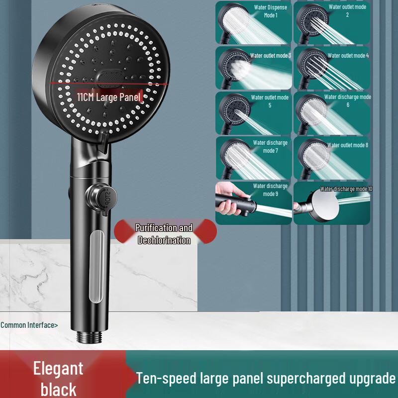 LISM Handheld Pressurized Shower Head