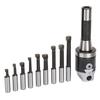 13 szt. stal węglowa angielski R8 wytaczadło CNC tokarka proces F1 0,001"" 71620UNF zestaw