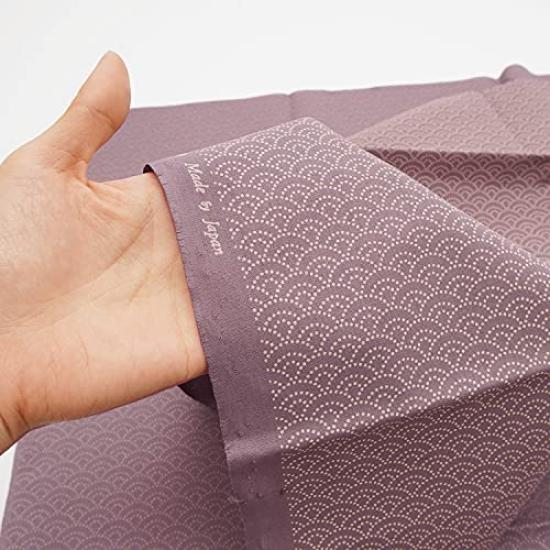 Lana cruda cortada Seigaiha japonés hecho en corte aproximadamente 110cm x tela azul marino, patrón, (patrón de onda), Algodón estilo japonés, Japón, tela, 88222,