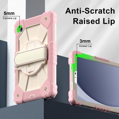 Armor Case For Samsung Galaxy Tab A11 8.7inch 2025 SM-X110 X115 X117 Heavy Duty Rugged Tablet Stand Cover Wristband Strap Funda